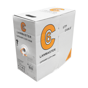 LANMASTER UTP cable, 4 pairs, cat. 6, with partition, 550Mhz, LSZH, 305 m